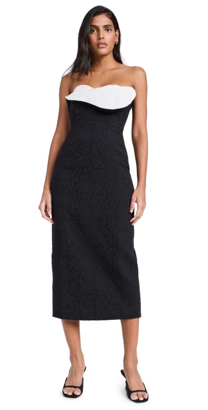 MARA HOFFMAN Lisha Dress Black Ivory