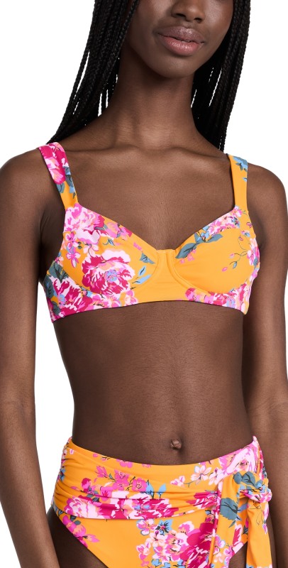 Maaji Bouquet Bailey Bikini Top Yellow