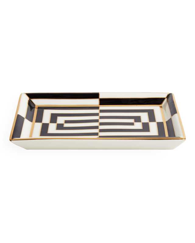 Op Art Rectangle Tray