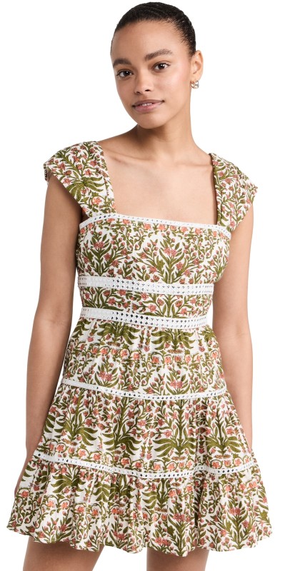 Saylor Campbell Dress Desert Coral