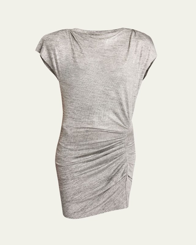 Nadilia Metallic Mini Dress