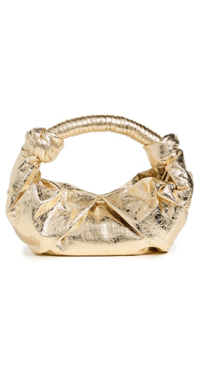SIMONMILLER Vegan Leather Lopsy Bag Star Gold