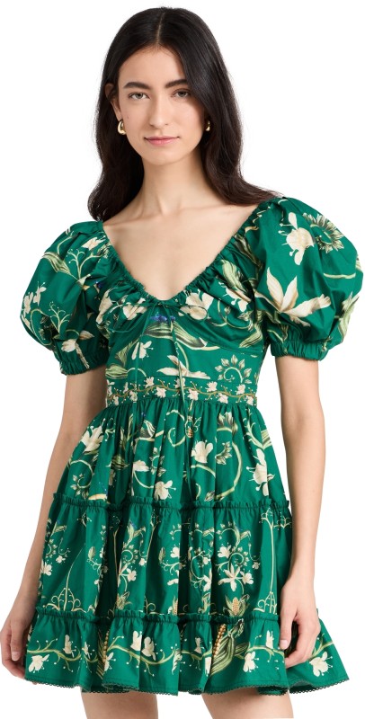 Agua by Agua Bendita Manzanilla Esmeralda Dress Multicolor
