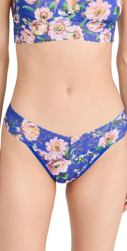 Hanky Panky Printed Original Rise Thong Happy Place