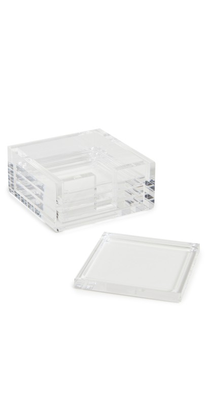 Tizo Design Tizo Design Clear Acrylic Coasters Clear