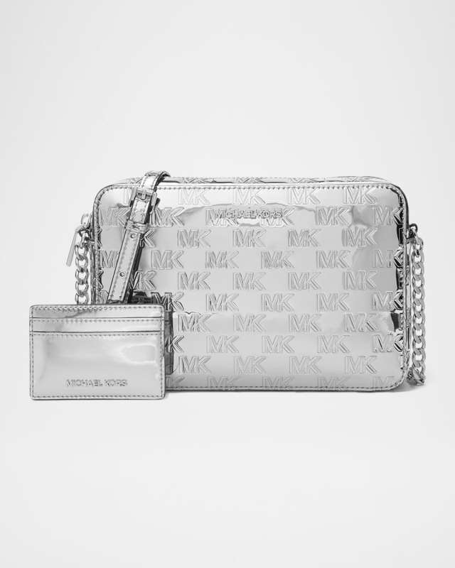 Jet Set Monogram Metallic Crossbody Bag