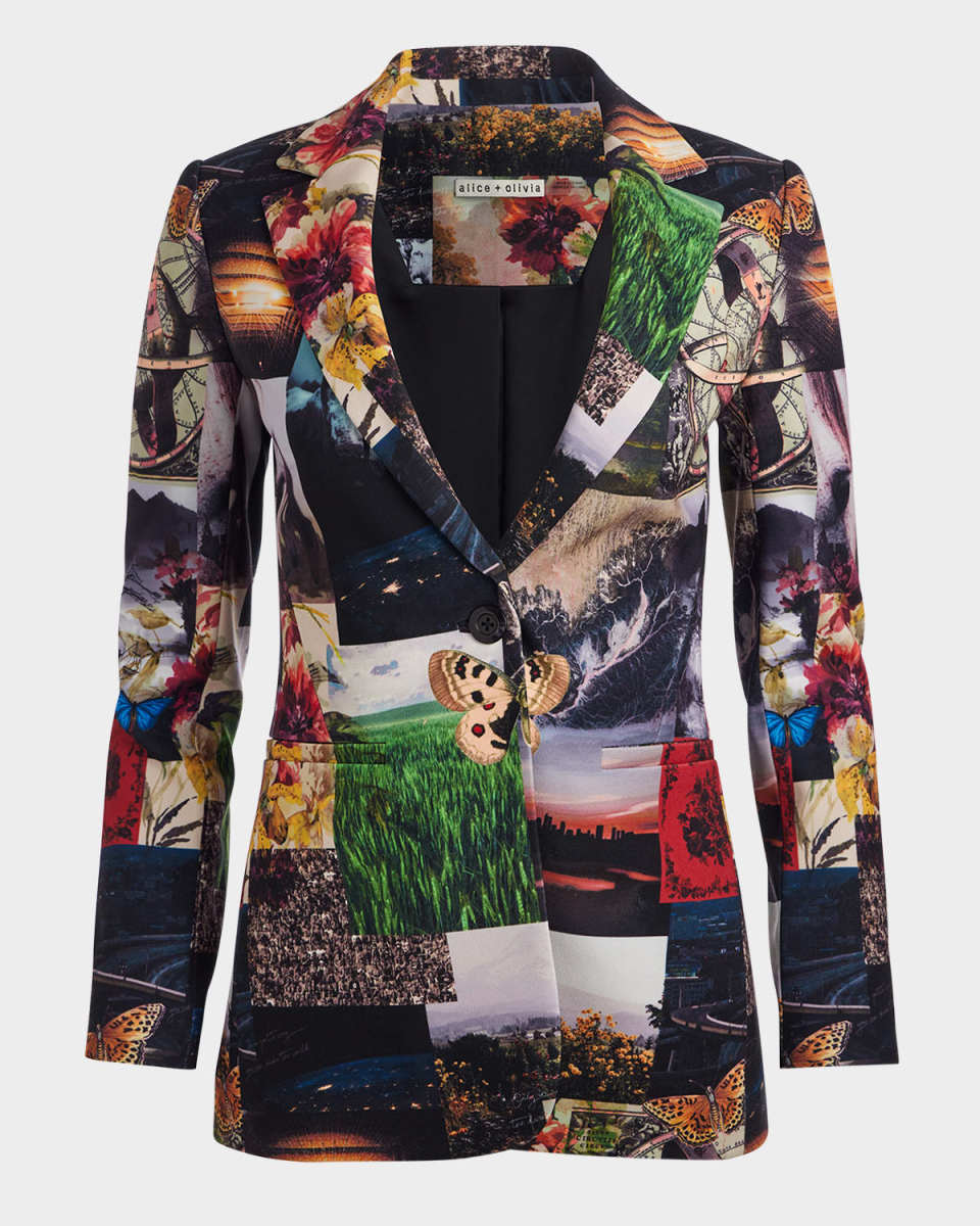 Eco Fusion Macey Notch Collar Fitted Blazer
