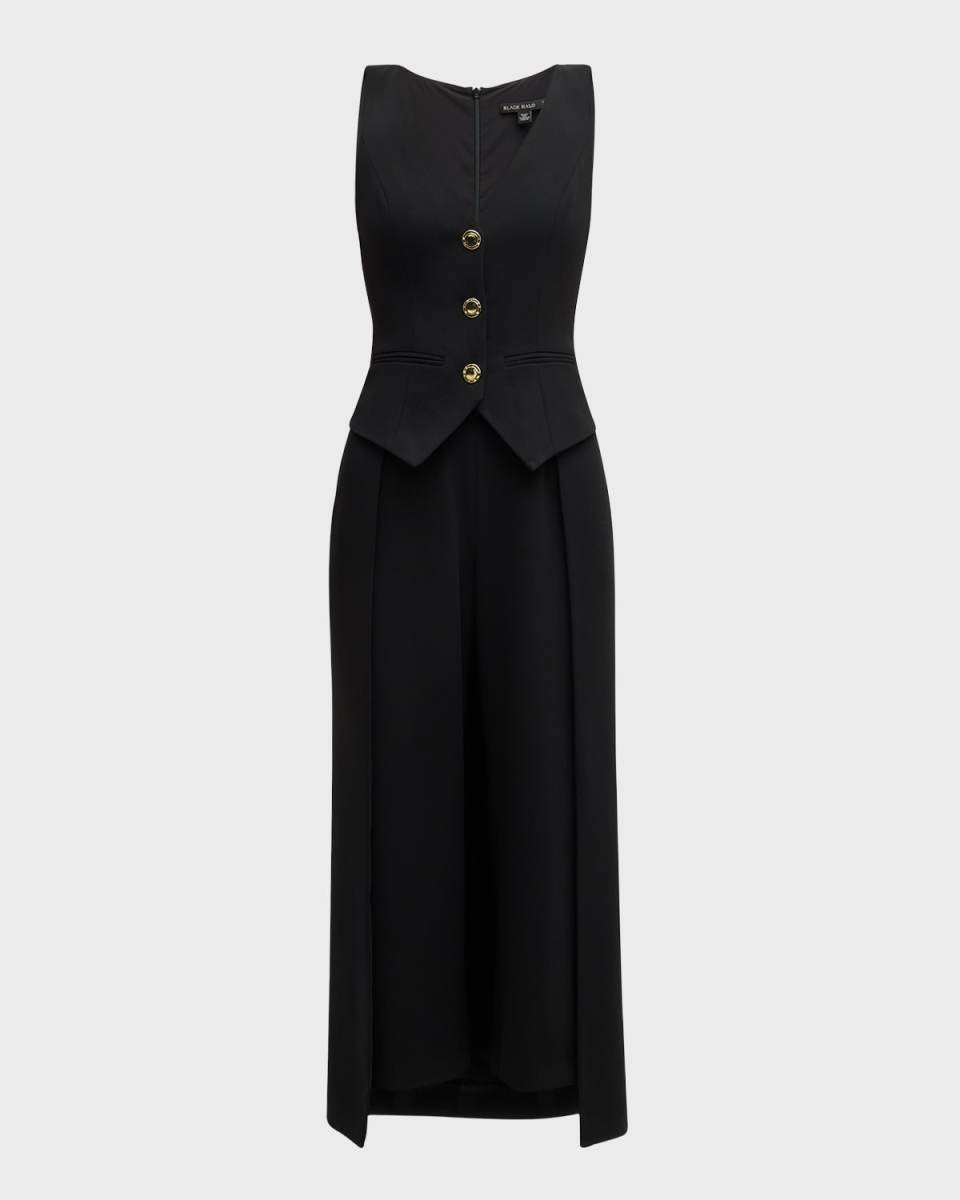 Irene Sleeveless Wide-Leg Jumpsuit