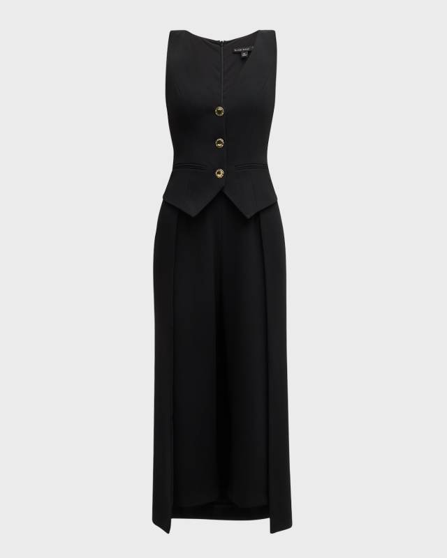 Irene Sleeveless Wide-Leg Jumpsuit