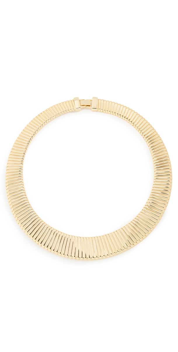By Adina Eden Thick Snake Chain Necklace Gold