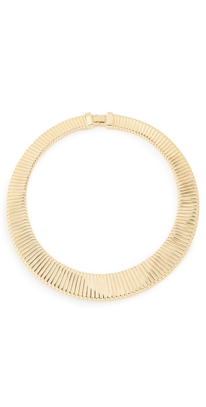 By Adina Eden Thick Snake Chain Necklace Gold