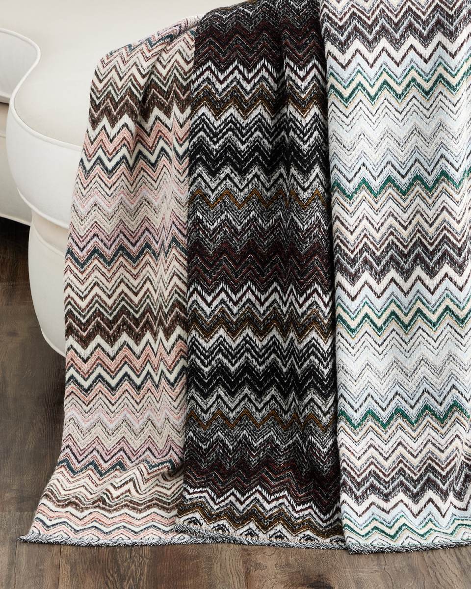 Forest Chevron Throw