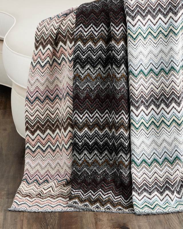 Forest Chevron Throw
