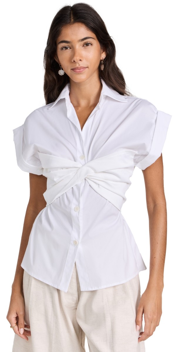 JBQ Elliot Long Top White