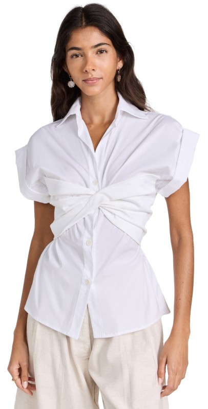 JBQ Elliot Long Top White