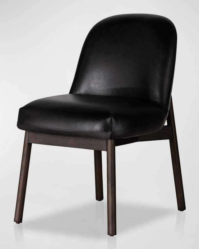Sora Leather Dining Side Chair