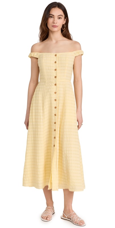 ASTR the Label Harlyn Dress Yellow