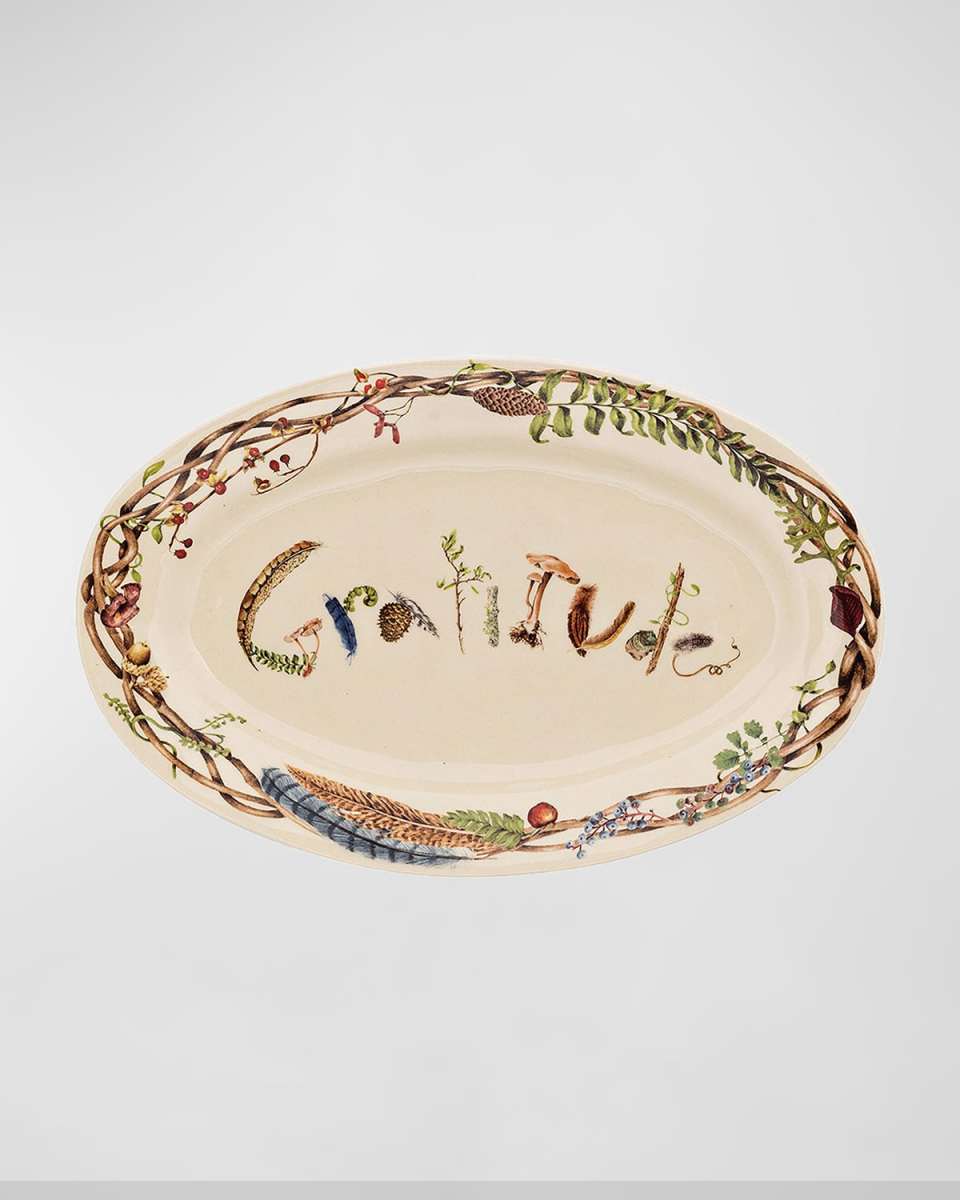 Forest Walk 15" Gratitude Platter