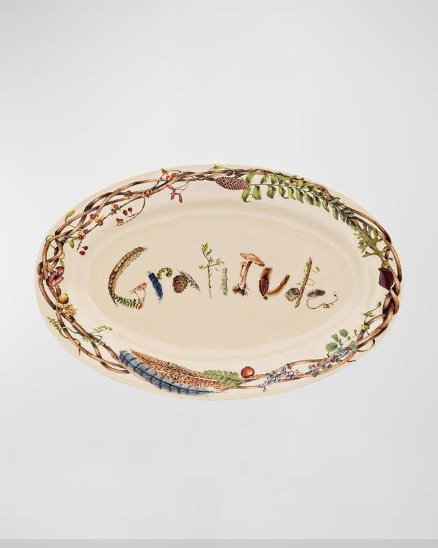 Forest Walk 15" Gratitude Platter