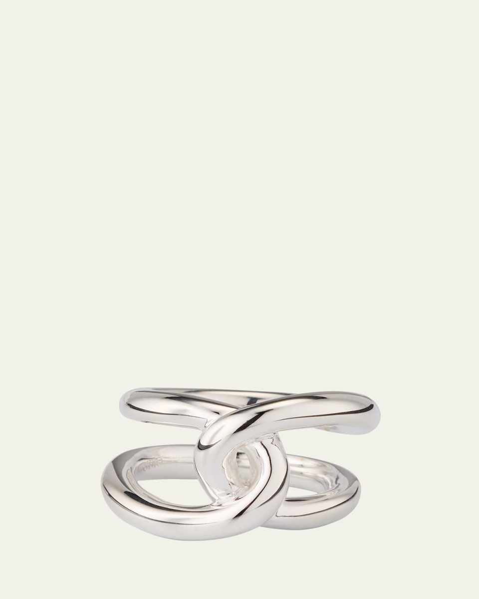 The Agnes Sterling Silver Knot-Tie Ring