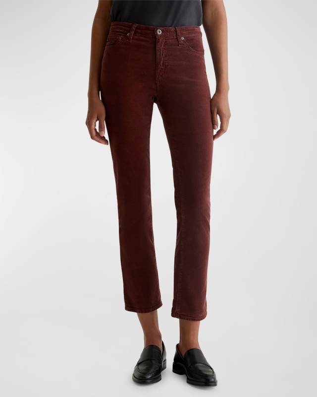 Mari High-Rise Slim Straight Jeans