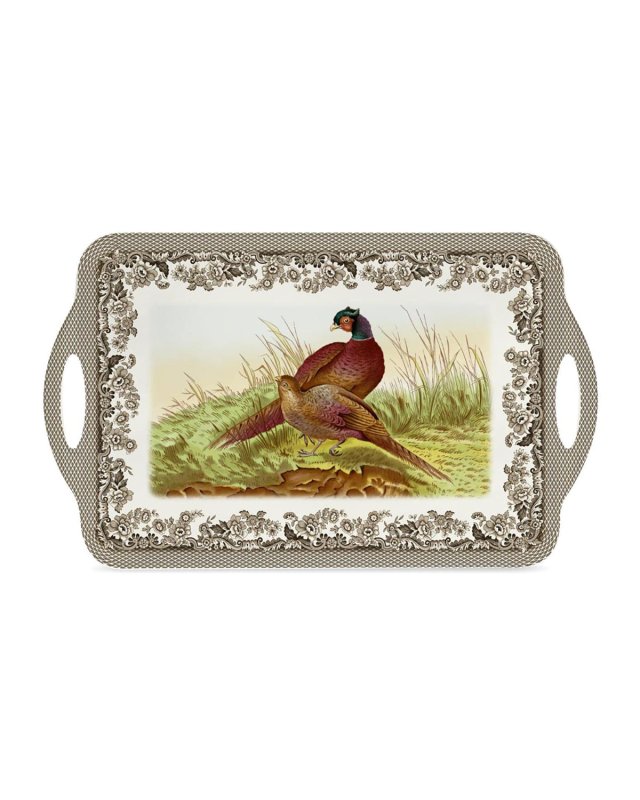 Woodland Large Melamine Handled Tray