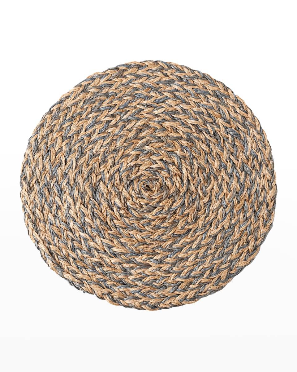 Woven Straw Placemat - Chambray