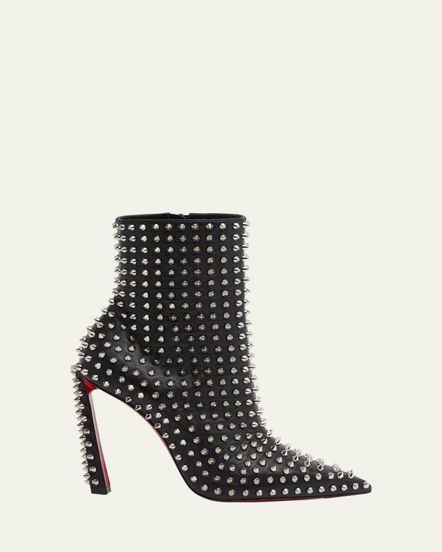 Condora Spikes Red Sole Ankle Booties