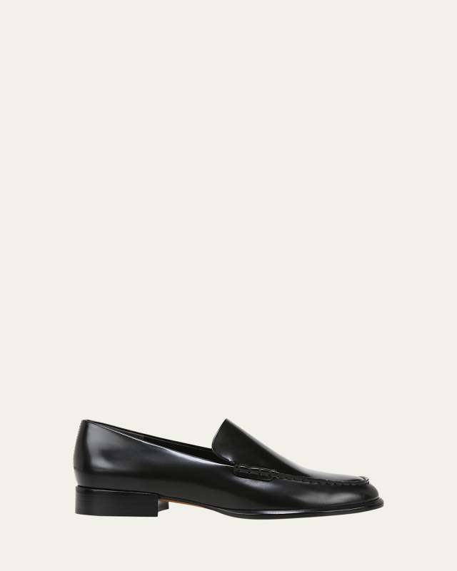 Naomi Sleek Leather Loafers