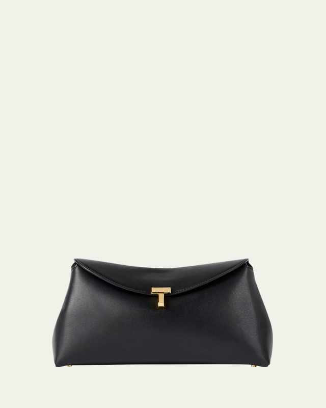 T-Lock Clutch in Palmellata Leather