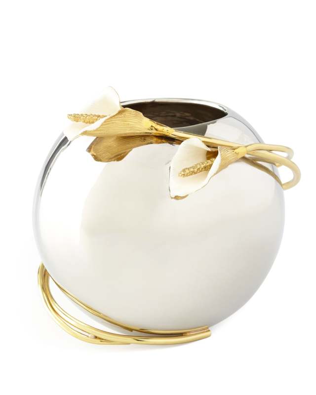 Calla Lily Rose Bowl Vase