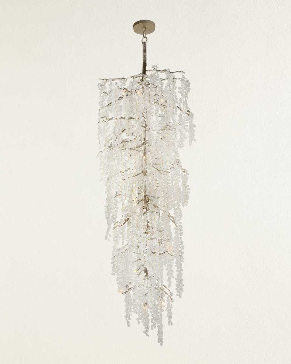 85.75" x 35" Shiro Noda 15-Light Chandelier