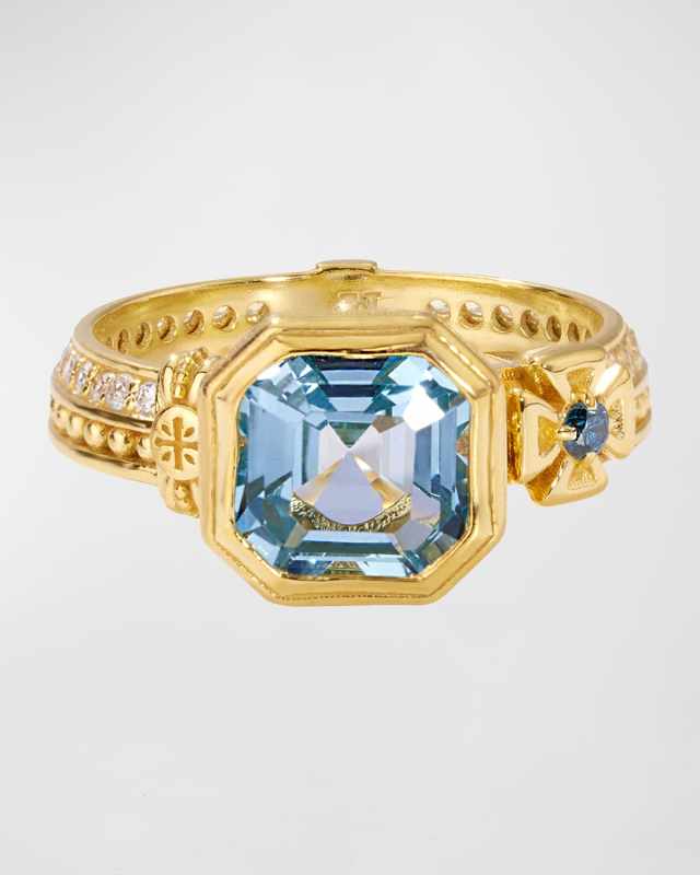 Citrine, Pink Sapphire and Ruby Ring, Size