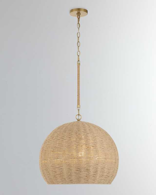 Jace 3-Light Soft Gold Pendant Light