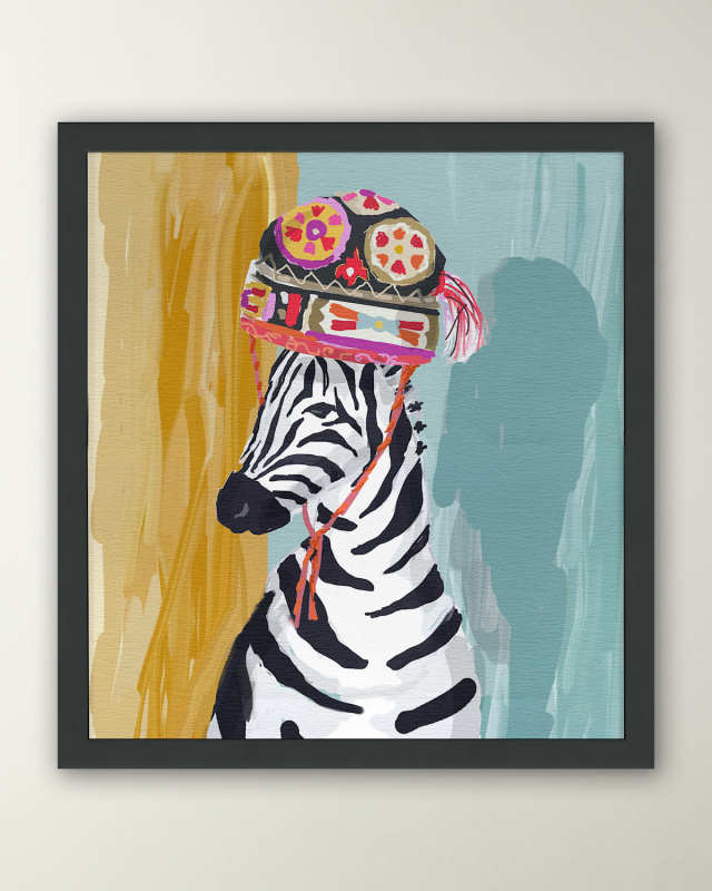 "Zebra" Art by Dana Gibson