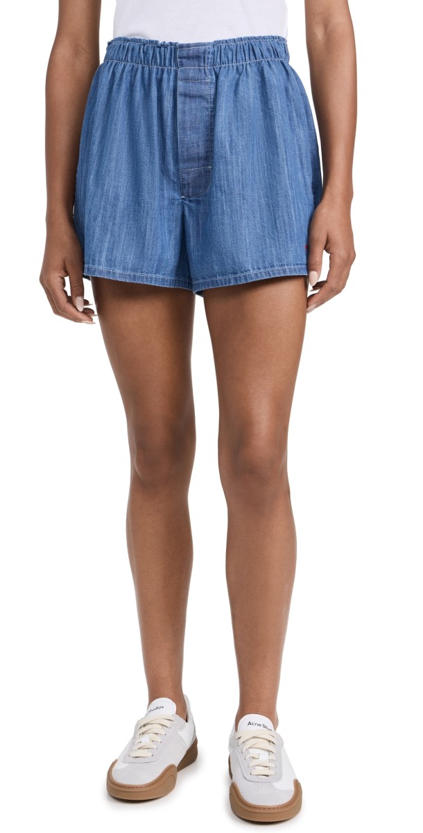 HOMMEGIRLS Denim Boxers Blue