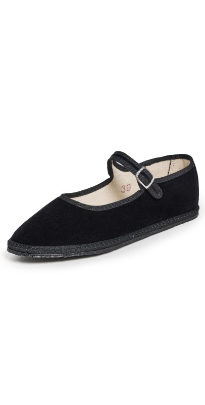 ViBi VENEZiA Mary Jane Nero Flats Nero