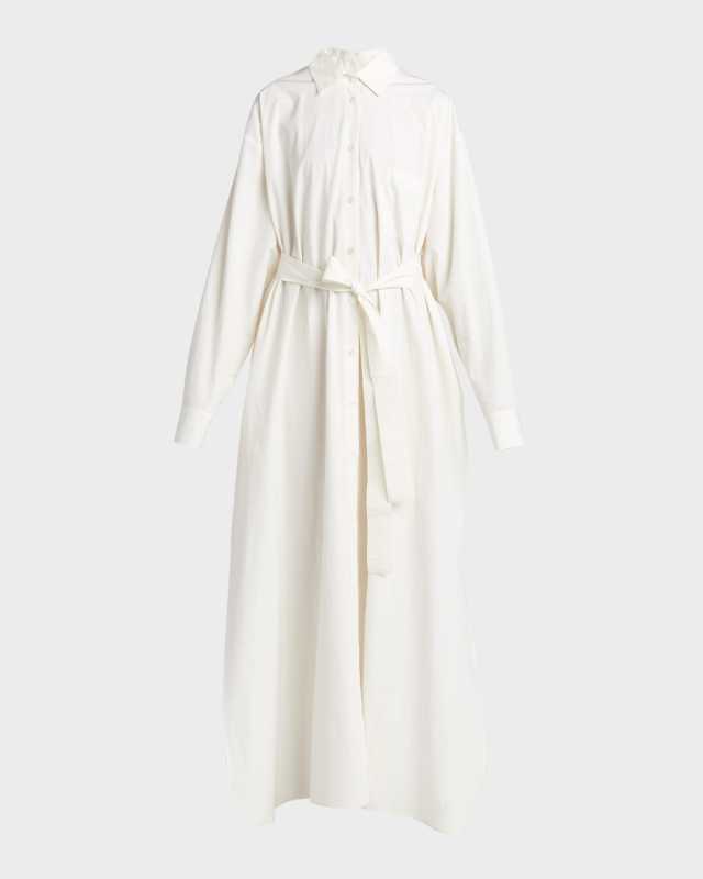 Long Belted Shirtdress