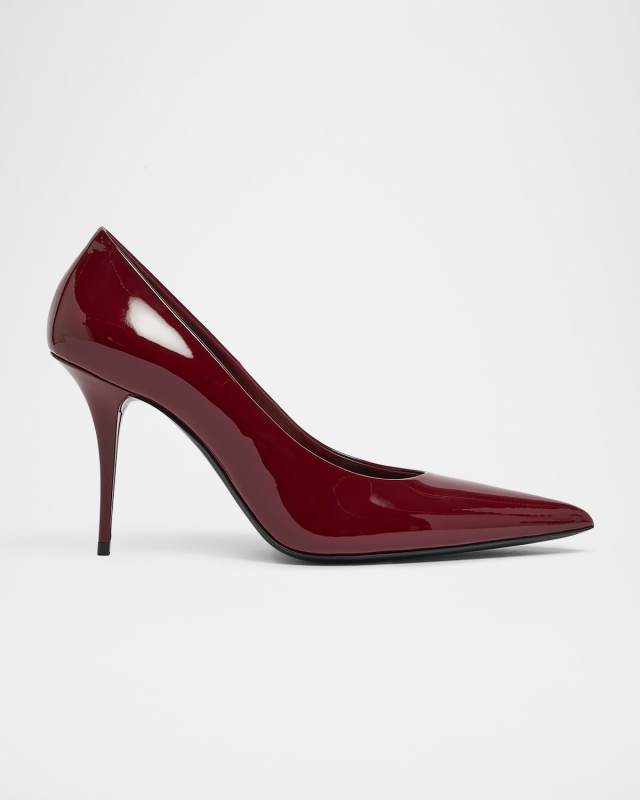 Norma Glossy Leather Pumps