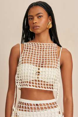CULT GAIA MOCHNI CROCHET COVERUP