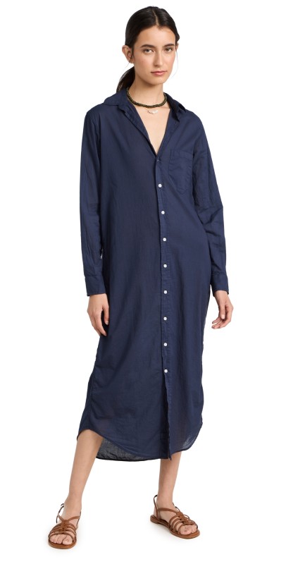 Frank & Eileen Rory Woven Dress Navy