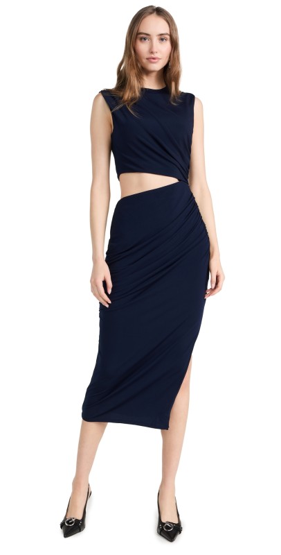MISHA Laurel Dress Navy