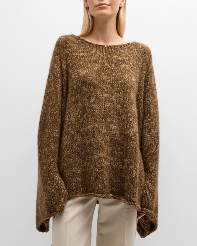 Dyu Long-Sleeve Cashmere Top
