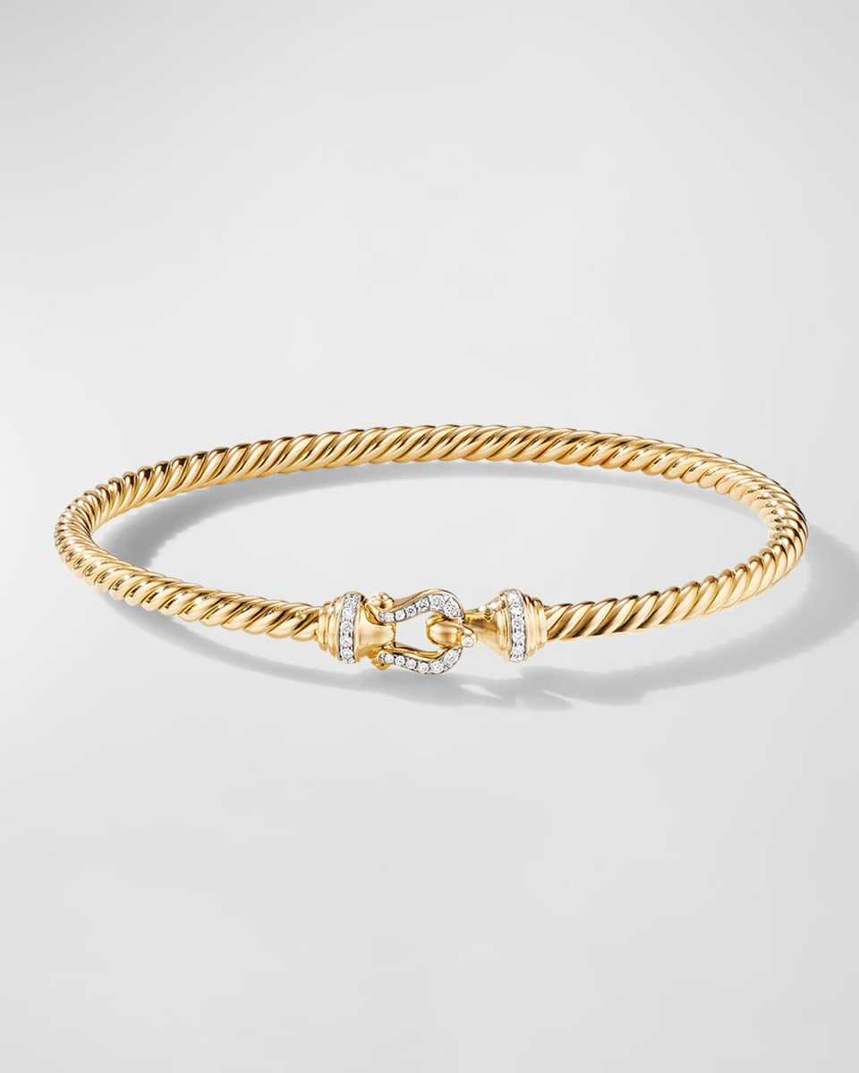 3.5mm Buckle Bracelet in 18K Gold