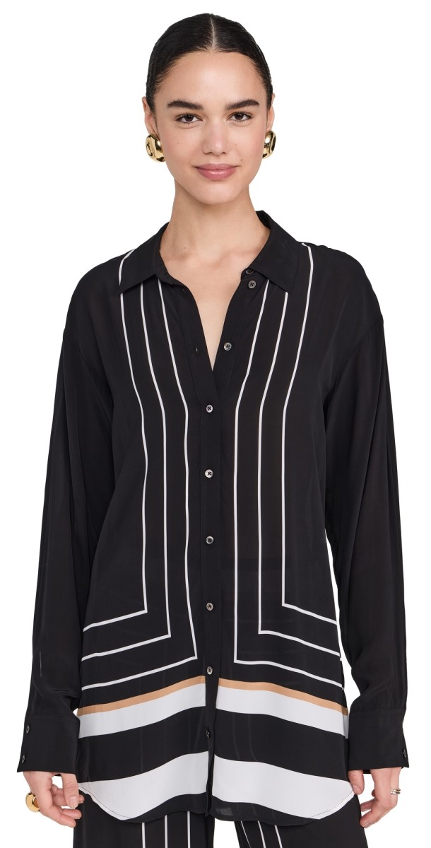 Solid & Striped The Obert Top Black Border