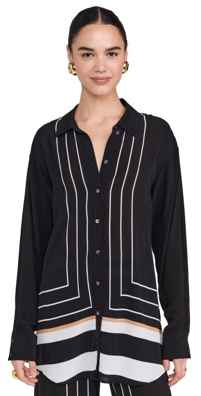 Solid & Striped The Obert Top Black Border