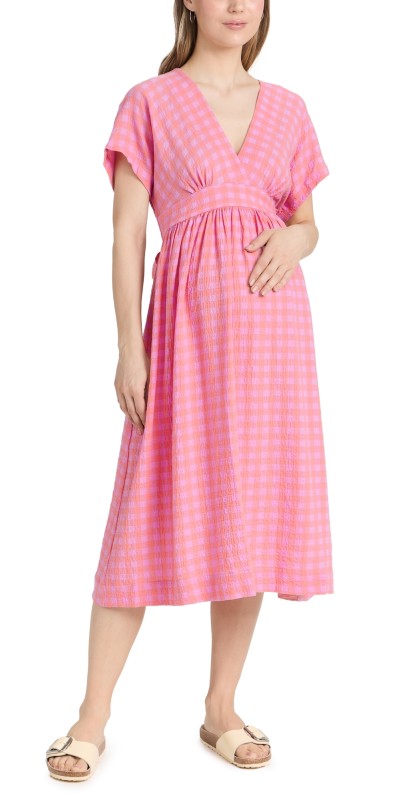 HATCH The Carolina Dress Sunrise Gingham