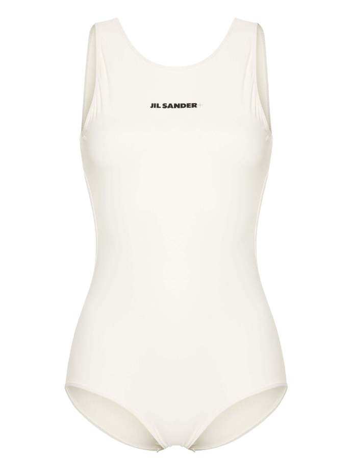 Jil Sander logo-print swimsuit