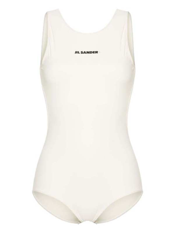 Jil Sander logo-print swimsuit
