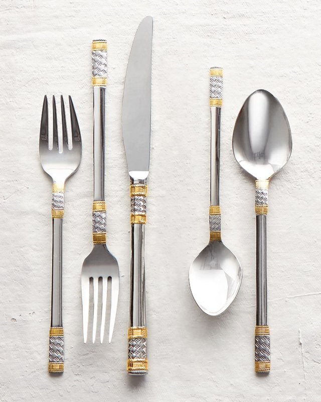 65-Piece Corsica Stainless Steel Flatware Service